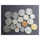 18 Miscelanneous Coins From Mexico
