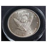 Eagle with Liberty Bell 1 Ounce .999 Silver Round