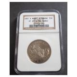 1991 S Mount Rushmore Half Dollar NGC PF69 UC