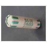 Roll 90% Silver Dimes