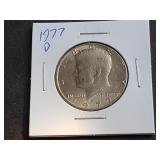 1977 D Kennedy Half Dollar