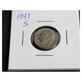 1947 S Roosevelt Dime