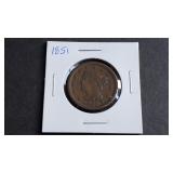 1851 Large Cent