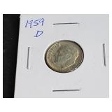 1959 D Roosevelt Dime
