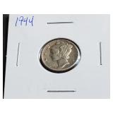 1944 Mercury Dime
