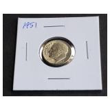1951 Roosevelt Dime