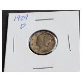 1929 D Mercury Dime