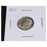 1961 Roosevelt Dime