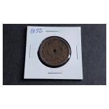 1852 Large Cent