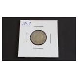 1937 Six Pence From Great Britain 50% Silver