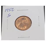 1952 S Lincoln Cent High Grade
