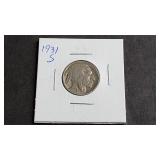 1931 S Buffalo Nickel