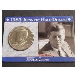1983 D Kennedy Half Dollar "Campaign Address"