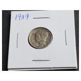 1939 Mercury Dime