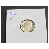 1956 D Roosevelt Dime
