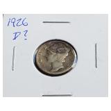 1926 D Mercury Dime