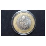 2004 100 Pesos de Tabasco 92.50% Silver Center