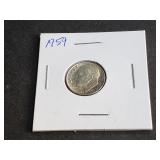 1959 Roosevelt Dime