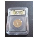2004 S Michigan State Quarter ICG Deep Cameo Proof