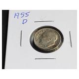 1955 D Roosevelt Dime