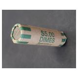 Roll 90% Silver Dimes