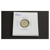 1940 Three Pence From Great Britain 50% Silver