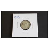 1943 Six Pence From Great Britain 50% Silver