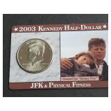 2003 JFK Half Dollar Article Sports Illustrated