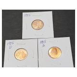 1985 P, D & S Lincoln Cent High Grade