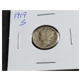 1919 S Mercury Dime