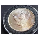 Eagle with Liberty Bell 1 Ounce .999 Silver Round