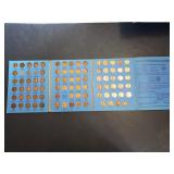 Lincoln Head Cent Album 1941 to 1974 P Complete