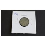1941 Six Pence From Great Britain 50% Silver