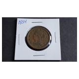 1854 Large Cent