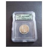 2001 S Vermont Quarter ICG PR70 DCAM 90% Silver