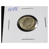 1958 Roosevelt Dime