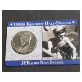 1998 D JFK Half Dollar "Speech U.S. Naval Academy