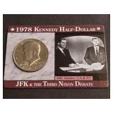 1978 Kennedy Half Dollar "Third Nixon Debate"