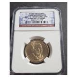 2007 D Pres Jefferson Dollar NGC BU 1st Day Issue