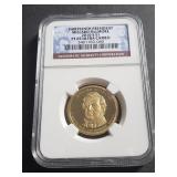 2010 S Millard Fillmore Dollar NGC PF69 UC
