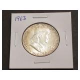 1963 Franklin Half Dollar High Grade