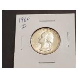 1960 D Washington Quarter High Grade
