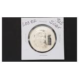 Josiah Bartlett Physician 1.03 Oz Sterling Silver