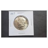 1967 Kennedy Half Dollar 40% Silver