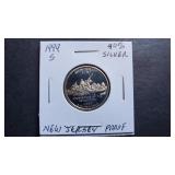 1999 S New Jersey State Quarter 90% Silver Proof