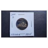 2000 S Virginia State Quarter Proof
