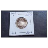2004 S Iowa State Quarter 90% Silver Proof