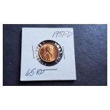 1937 D Lincoln Cent High Grade