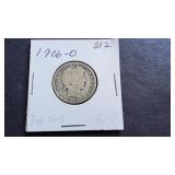 1906 O Barber Quarter