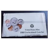 1988 P&D Uncirculated Mint Set